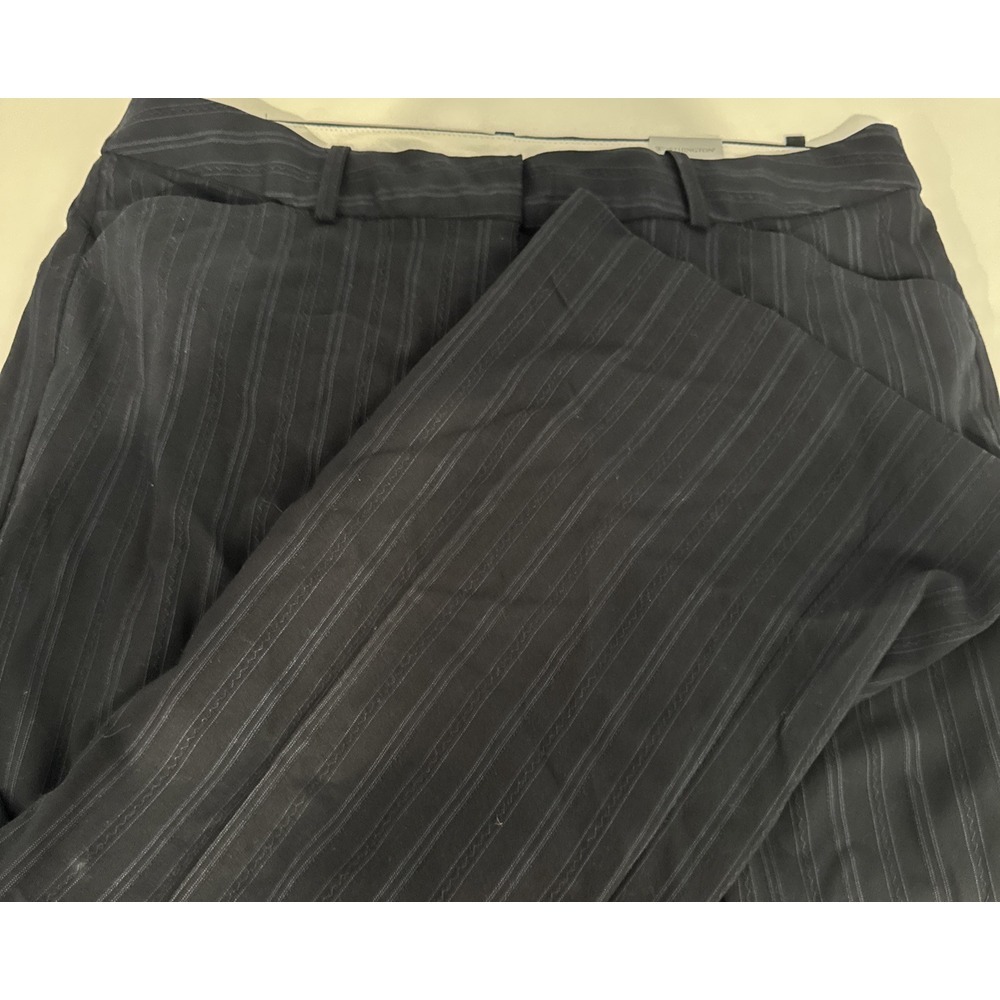 Worthington Modern Fit Navy/blue Stripe Womens Pant Size 8 Strt Leg J.C. Penney